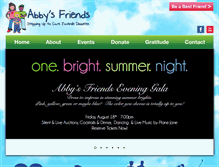 Tablet Screenshot of abbysfriends.org